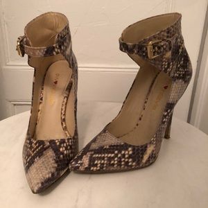 Snake Skin Heels